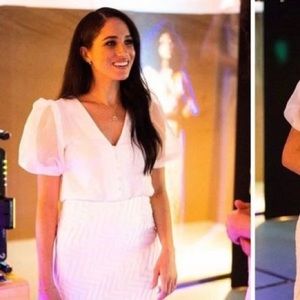 Top shop blouse ASO Meghan Markle